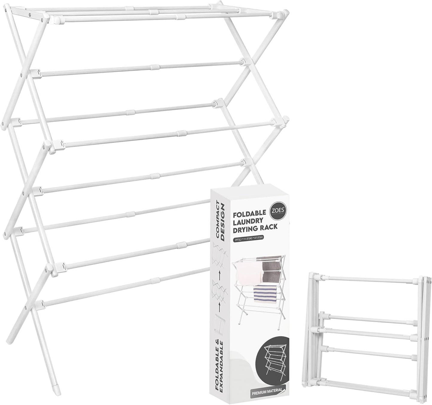 2024 Reinforced Clothes Drying Rack for Indoor & Outdoor Use