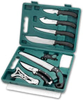 Game-Pro 11-Piece Butcher Knife Set for Hunting Enthusiasts