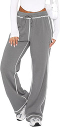 Track Pants Women Sweatpants Soft Jogging Straight Wide Leg - Comfy XS