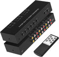 6 Port RCA to HDMI Converter - Composite to 1080p HDMI Switch