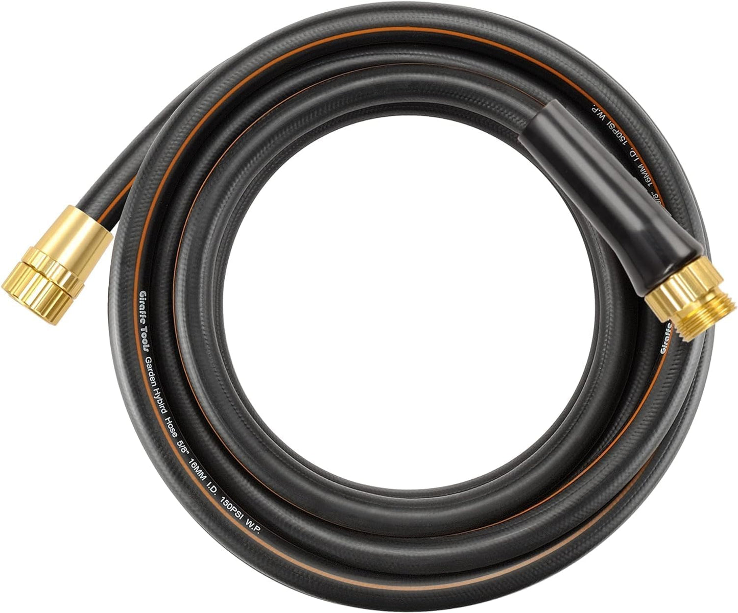 Giraffe Tools 25ft Heavy Duty Garden Hose with Swivel Handle