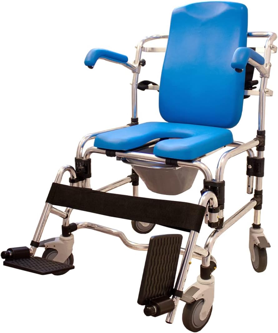 Comfort & Convenience: Caspian Mobile Shower Chair