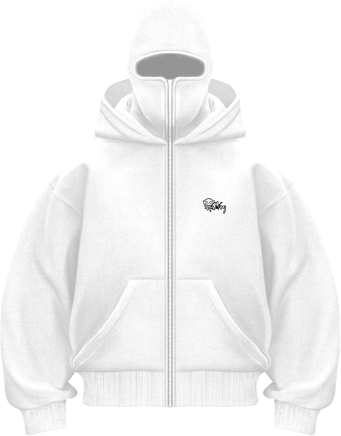 Warm Hoodie with Balaclava: Windproof Style