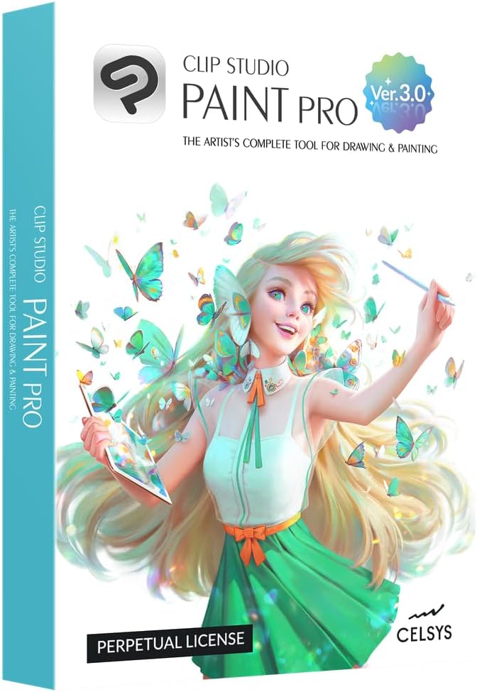CLIP STUDIO PAINT PRO - Version 3 for Windows and macOS