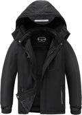 OHSNMAKSL Boy's Waterproof Ski Jacket for Winter Sports Fun