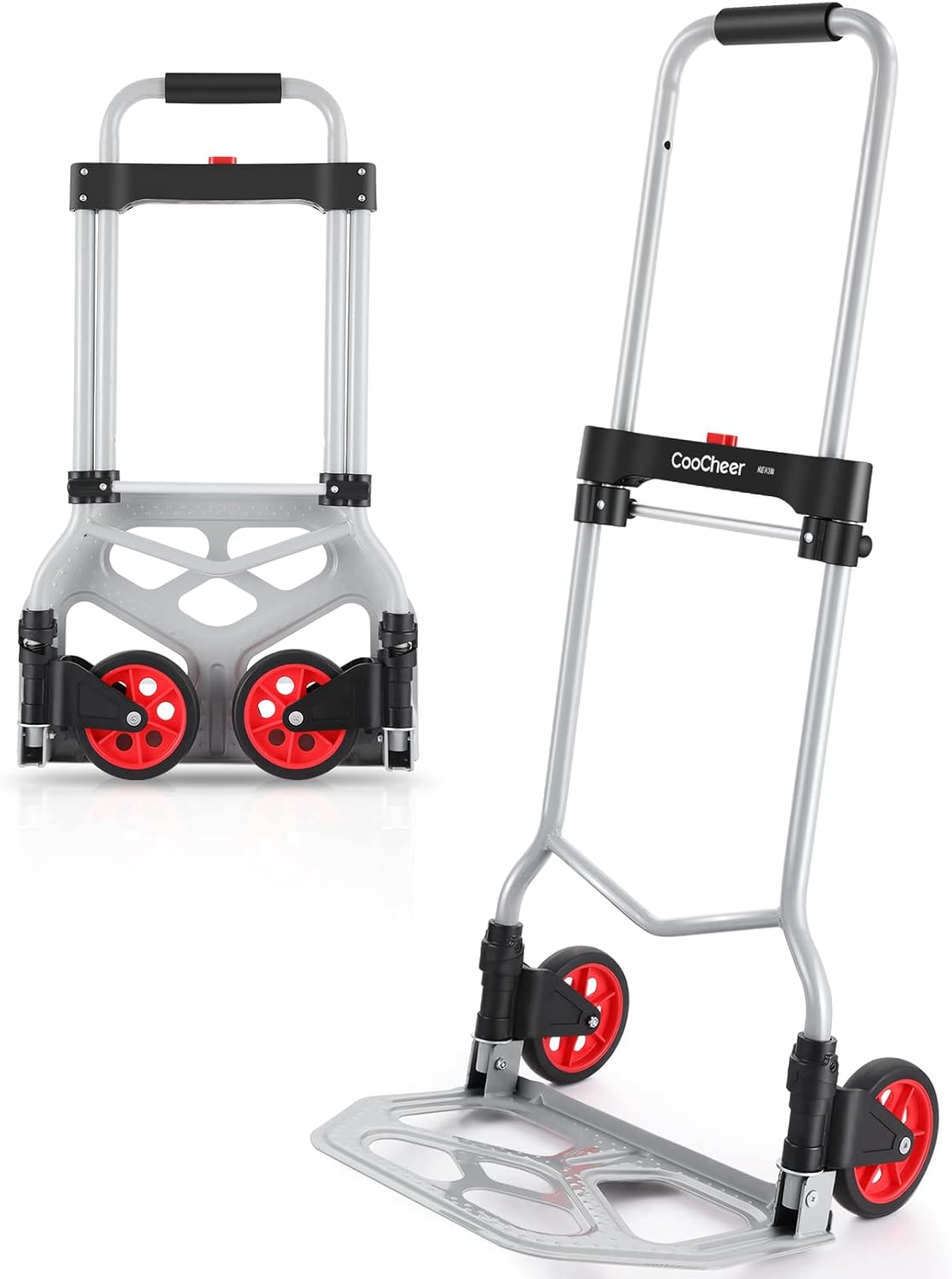 265LB Capacity Hand Truck - Heavy-Duty Folding Cart Dolly