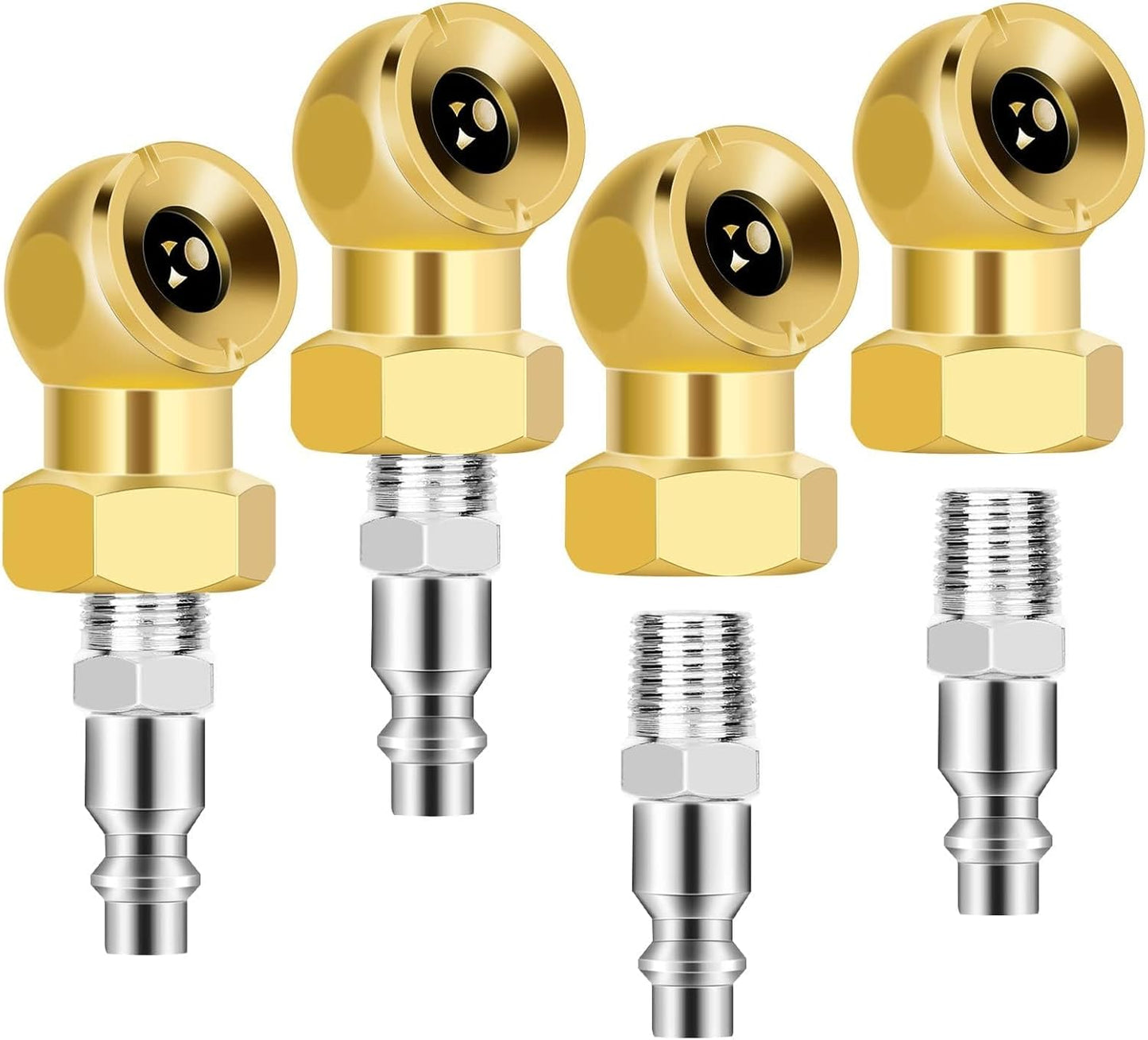 Linkstyle 1/4'' FNPT Air Chuck Set: Instant Tire Inflation