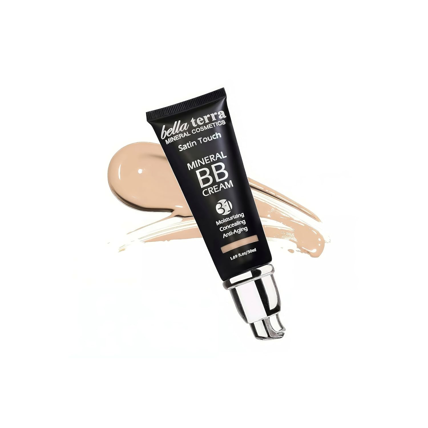 Bellaterra Cosmetics BB Cream - Tinted Moisturizer for Flawless Skin