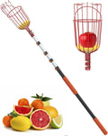 AgiiMan 3 to 12 ft Fruit Picker Pole - Reach to 18 ft for Tall Trees