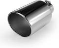 Richeer 4 to 8 in Exhaust Tip 4 in Inlet 15 in Length - Polished