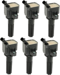 TRQ Ignition Coil Set Compatible with 2006-2009 Trailblazer and Envoy