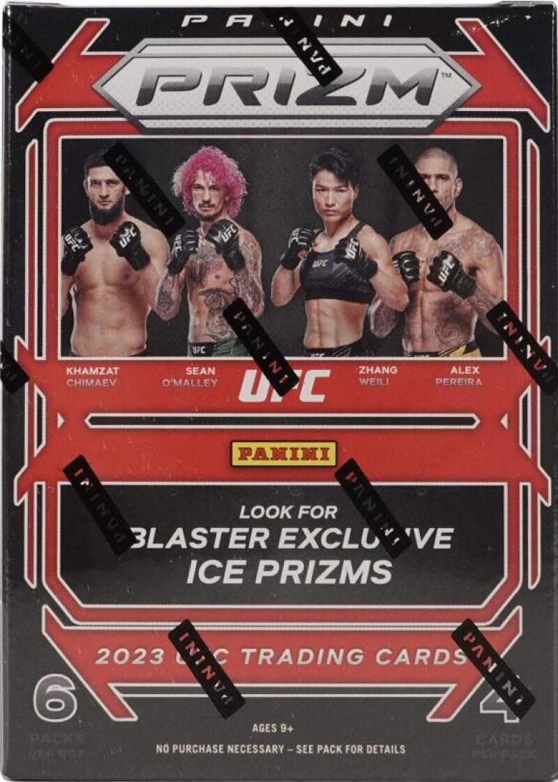 2023 Panini Prizm UFC Blaster Box with 6 Packs of Cards