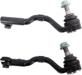 TRQ Front Outer Tie Rod Set Compatible with 2014-2018 BMW X5 2015-2019