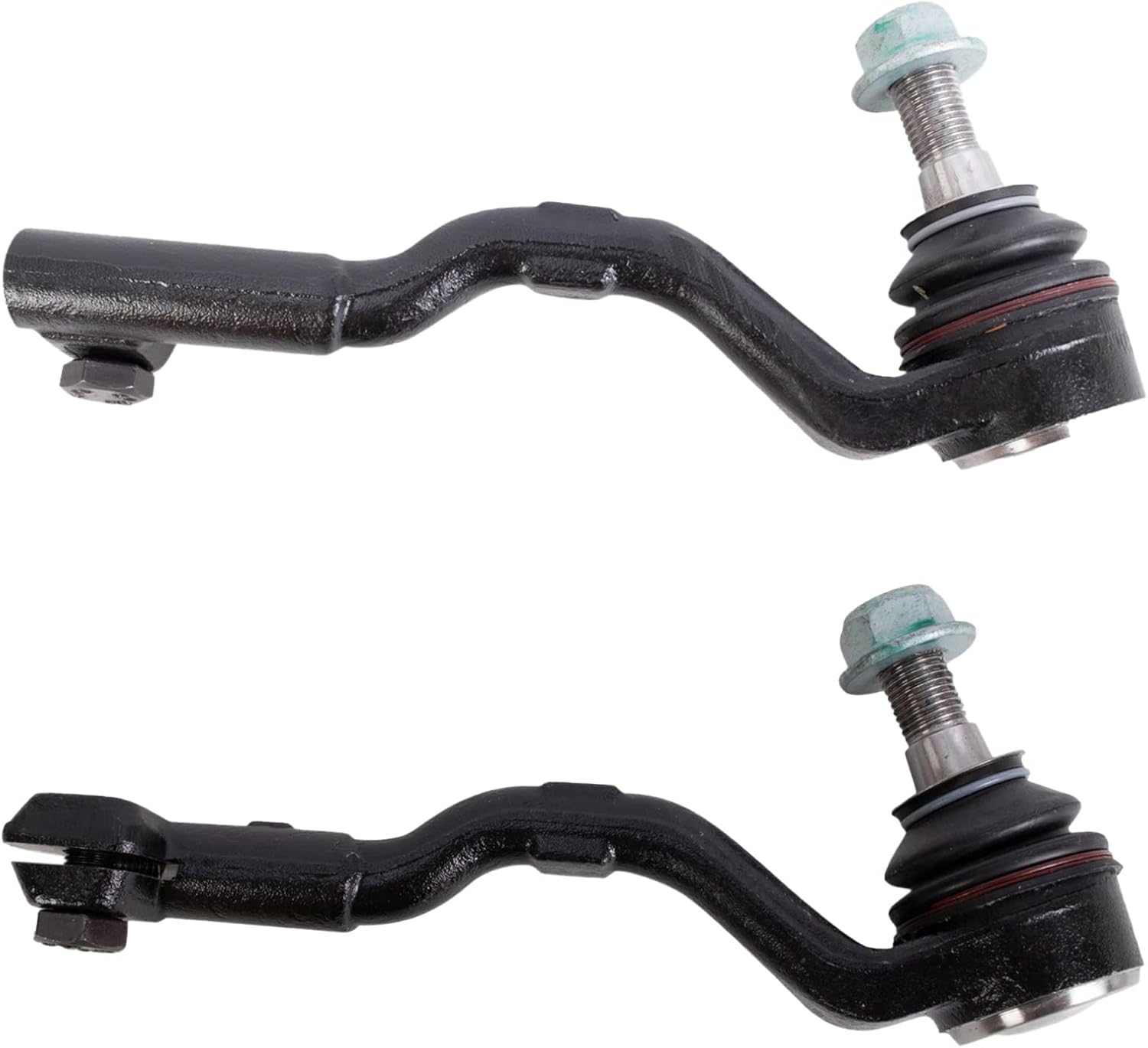 TRQ Front Outer Tie Rod Set for 2014-2018 BMW X5 & X6