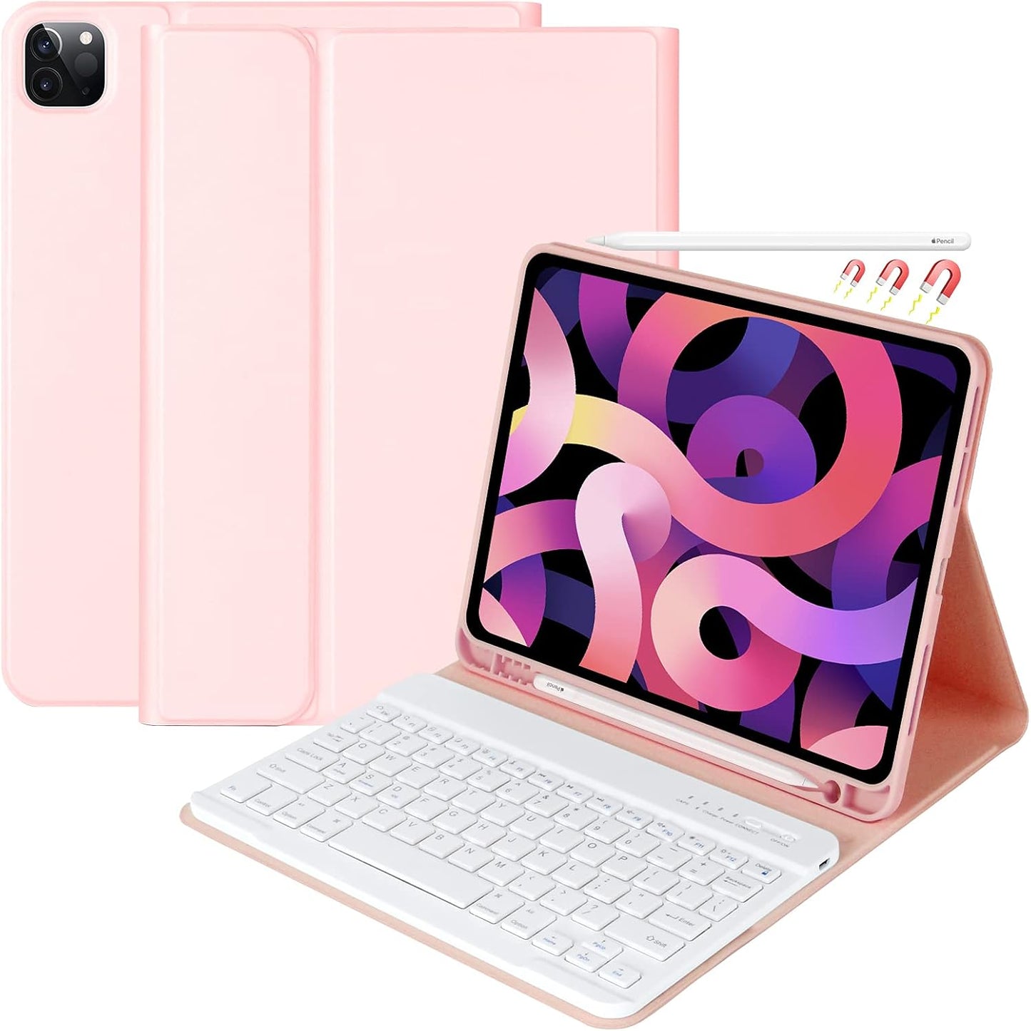 Magnetic Detachable Keyboard Case for iPad Air 11 inch Models