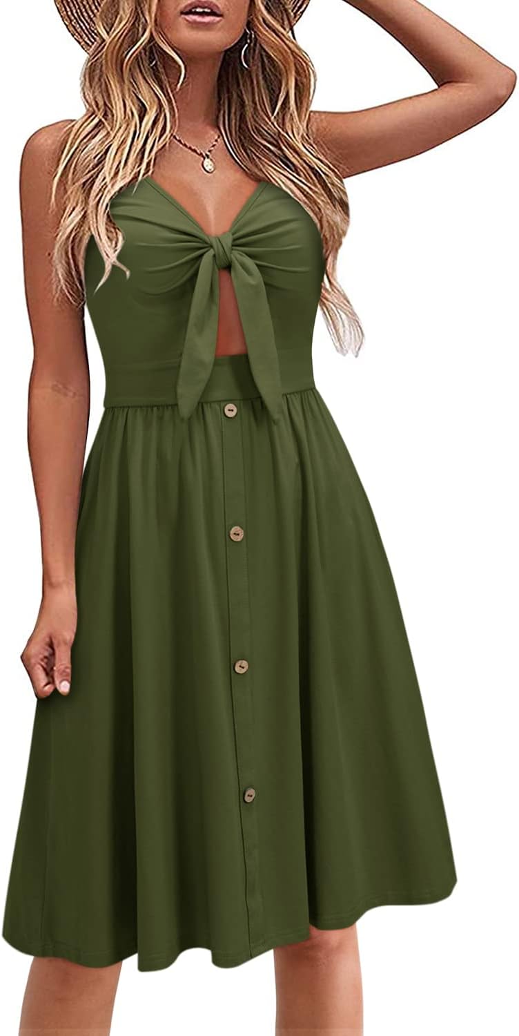 VOTEPRETTY Women's Summer Dresses for Beach and Vacation Fun