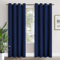 Blackout Curtains for Bedroom 84 in Length - Thermal Insulated Navy