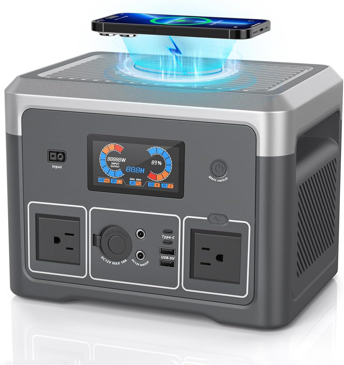 Portable 600W Solar Generator - Reliable Power Anywhere!