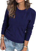 Arach&Cloz Women's Soft Knit Sweater Fall Pullover - Lightweight