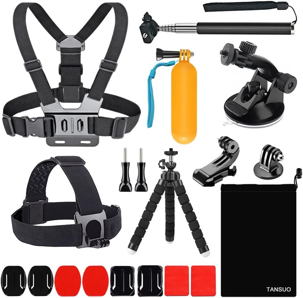 Ultimate 13-in-1 GoPro Accessory Kit by TANSUO