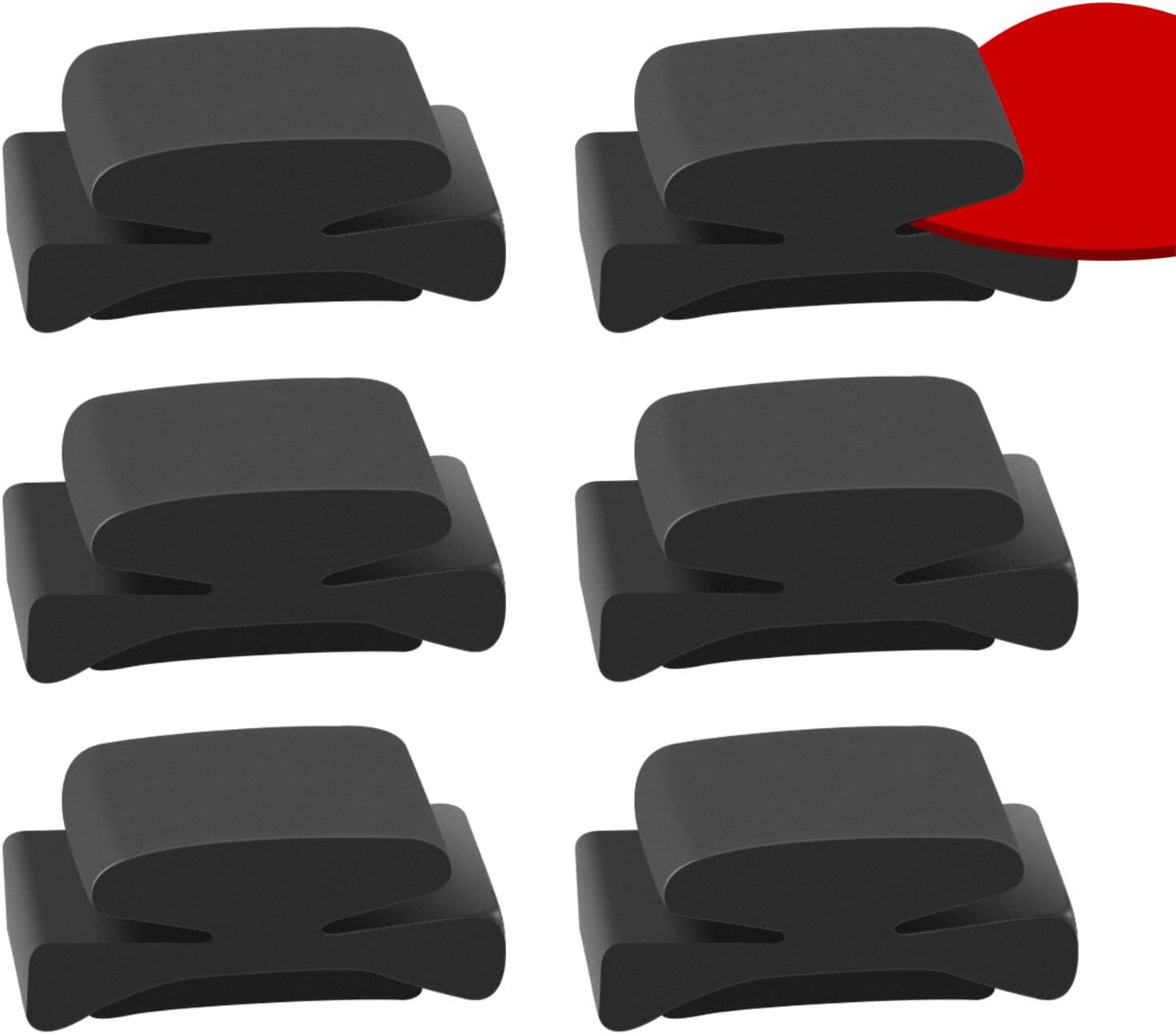 Secure Your Picks: Rubber Headstock Pick Holder (Black) 
