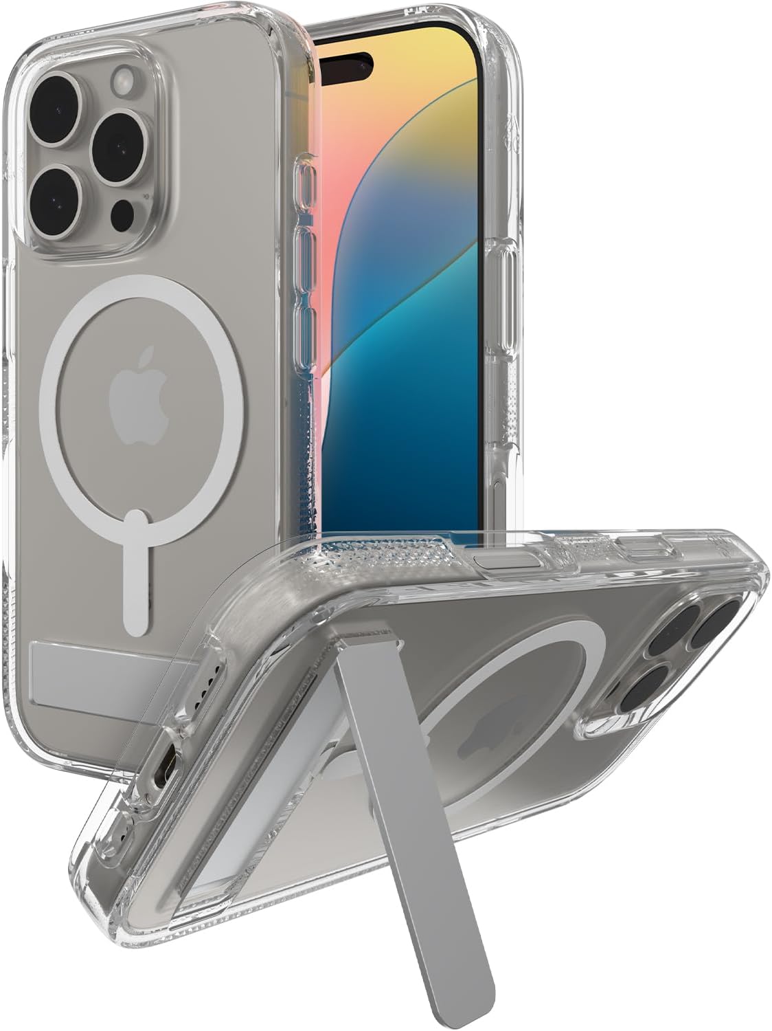 ZAGG Crystal Palace Snap Case for iPhone 16 Pro with Kickstand
