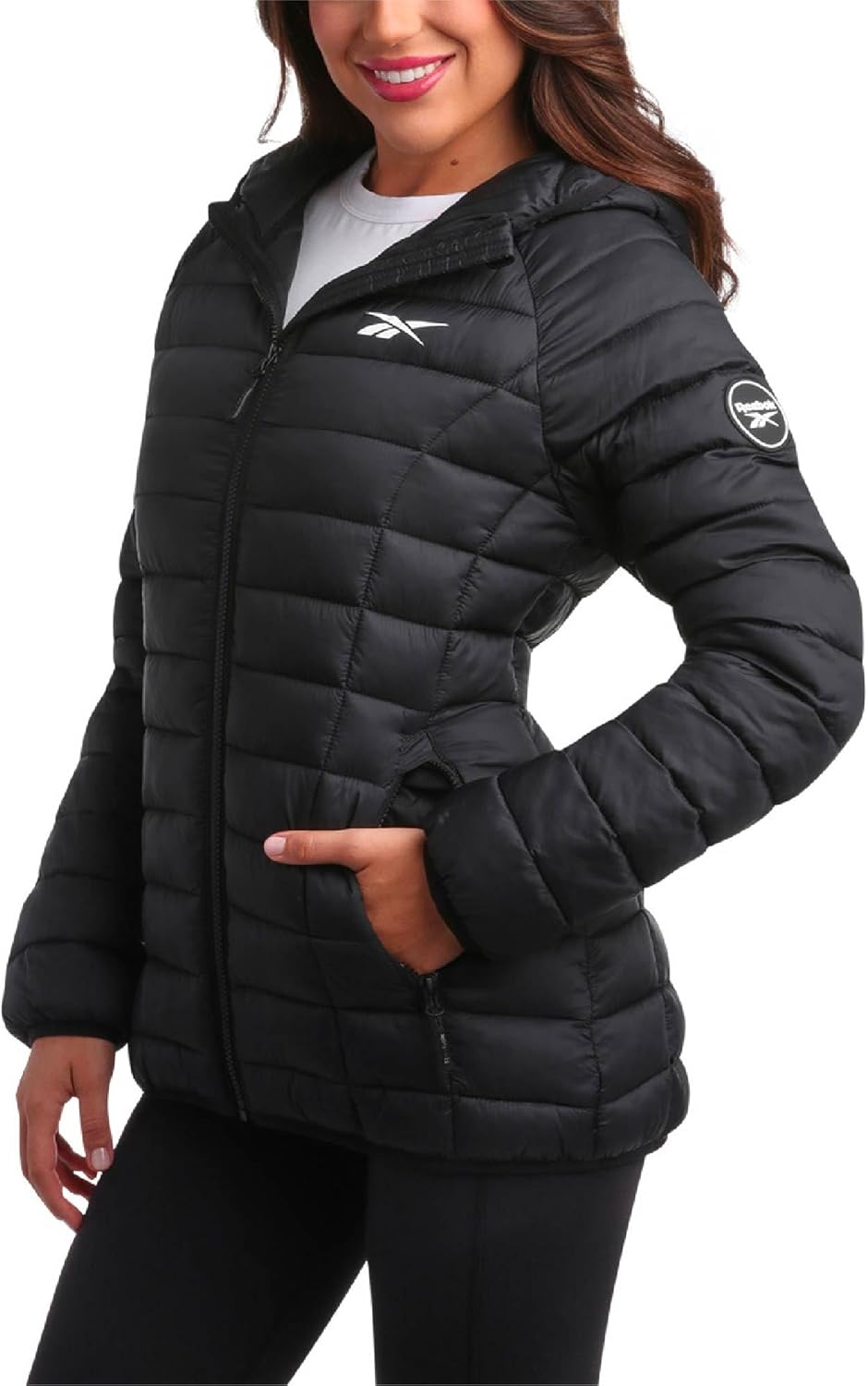 Packable Quilted Puffer Coat for Women by Reebok - Stylish & Warm