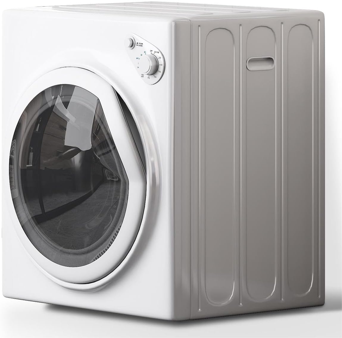 Compact Electric Clothes Dryer with 4 Drying Modes