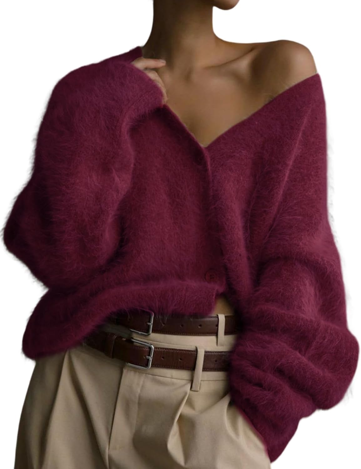 Yimoon Womens Fuzzy Cardigan Sweater for Cozy Style 2025