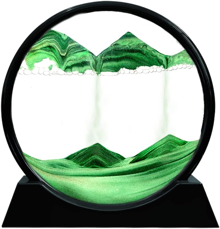 Muyan Moving Sand Art Picture for Relaxation and Decoration