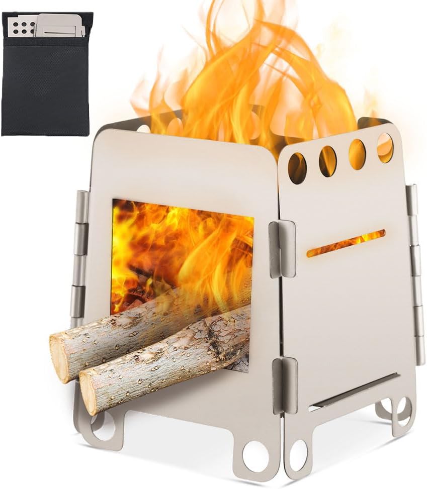 Lixada Titanium Camping Stove - Lightweight & Portable