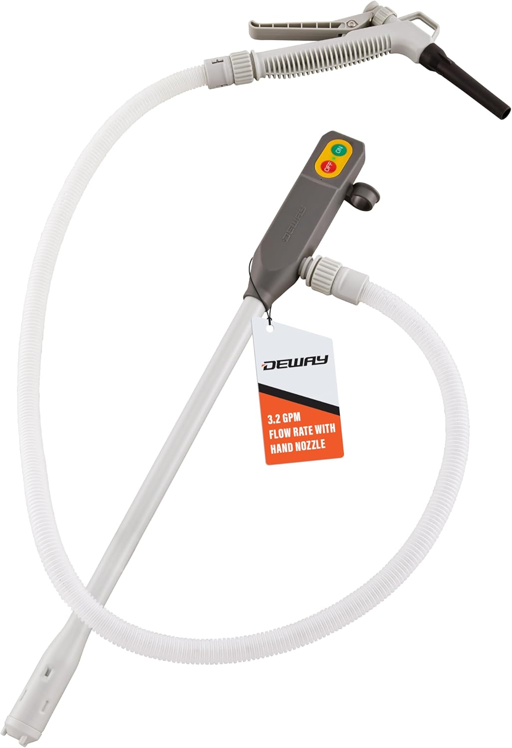 DeWay Battery-Powered Stick Fuel Transfer Pump for Easy Use