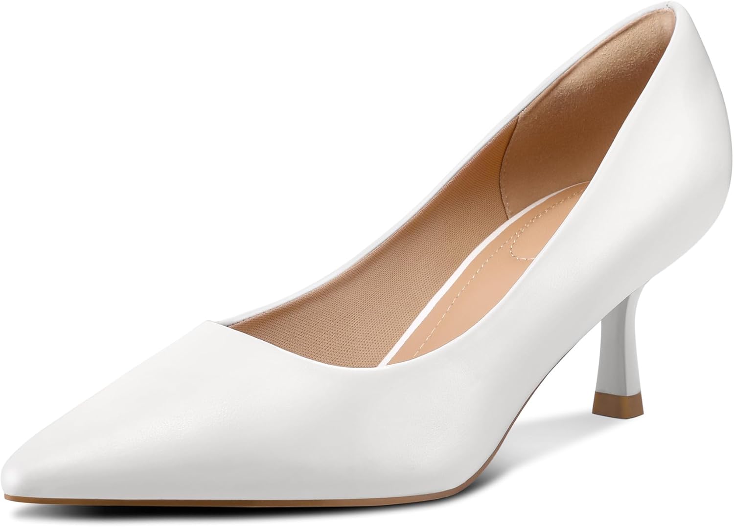 mysoft Kitten Heels for Women - Elegant Low Heel Pumps