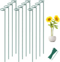 Plant Support Stakes 36 in 12 Pack - Sturdy Garden Plant Stakes