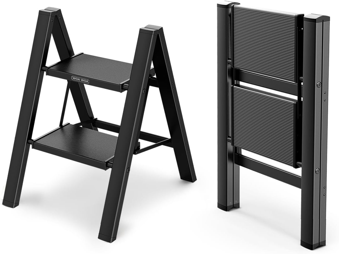 WOA WOA Step Ladder with Widening Pedals for Home Use