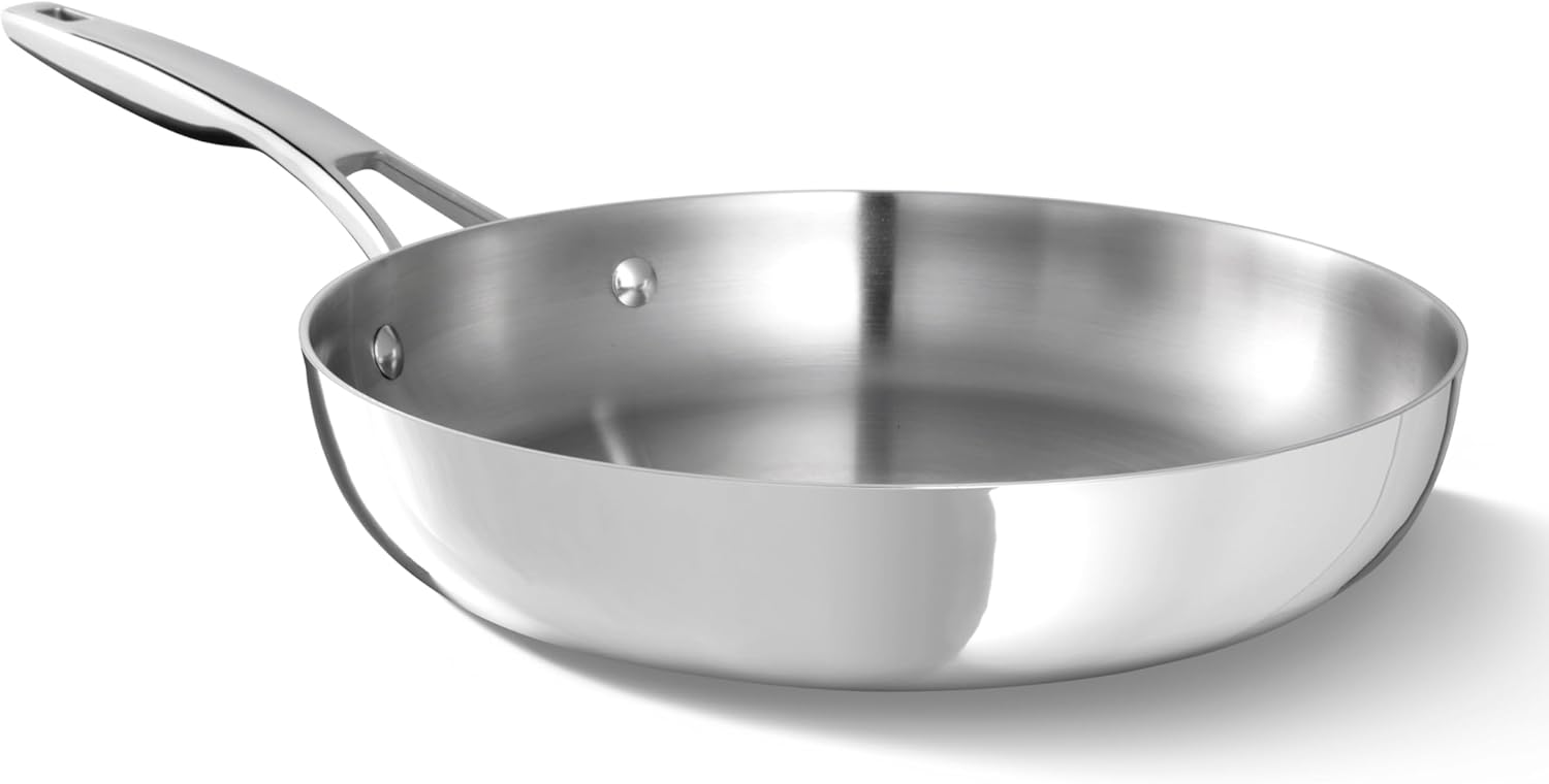 Premier Stainless Steel 10 Inch Fry Pan with Turbo Temp Technology