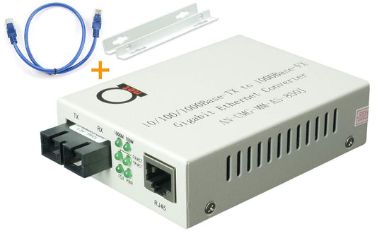 Multimode SC 850nm Gigabit Fiber Media Converter for Fast Ethernet