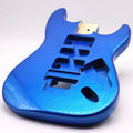 Electric Guitar Body for Strat Style - Gloss Blue Poplar DIY