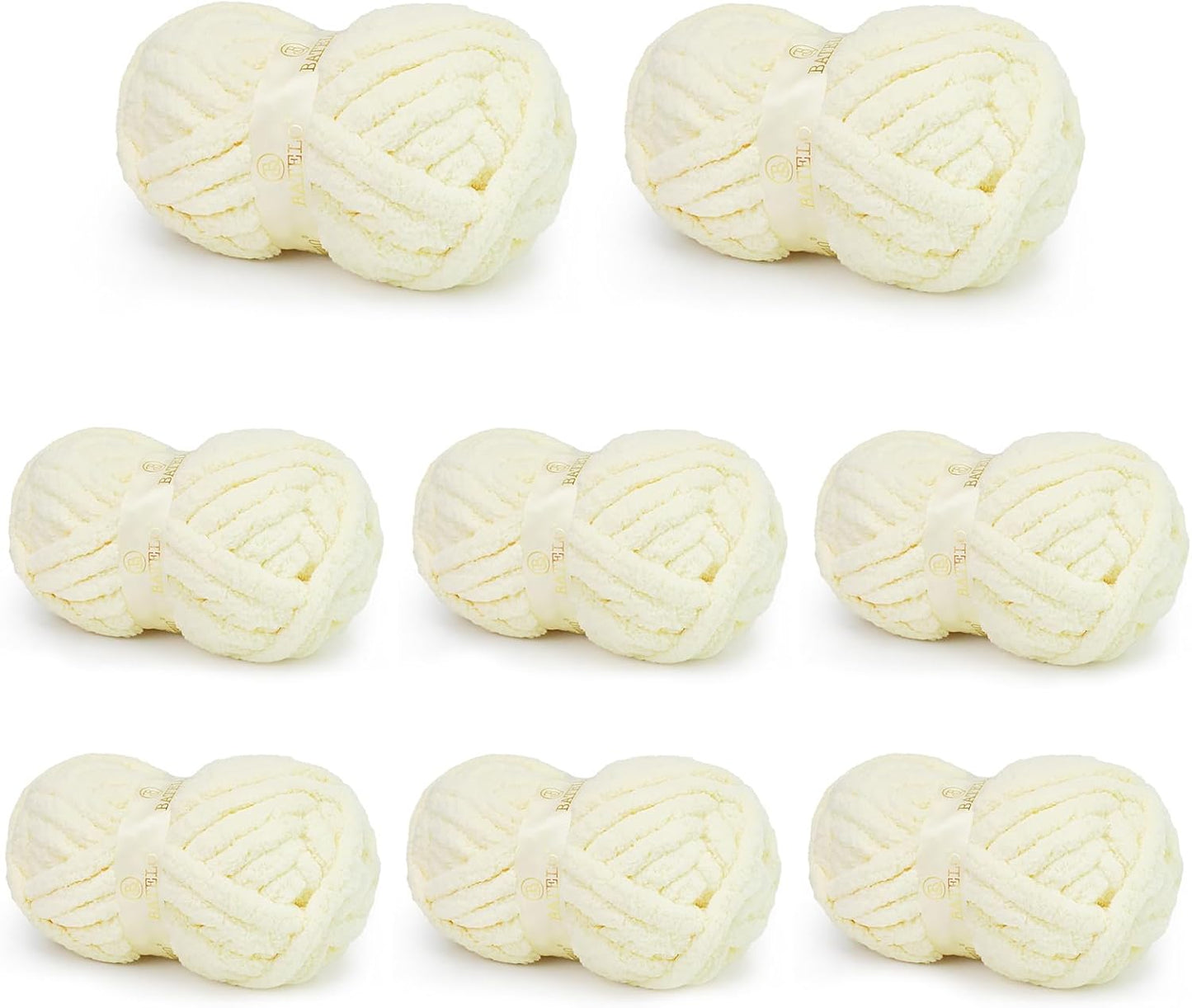 Chunky Yarn for Hand Knitting - Soft Chenille Blanket Yarn