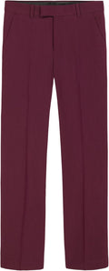 Boys Dress Pants Straight Leg Flat Front - Tailored Stretch Fit