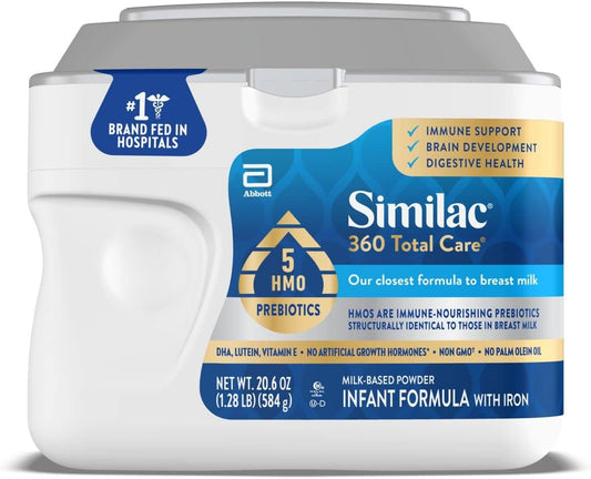 Similac 360 Total Care Infant Formula with 5 HMO Prebiotics