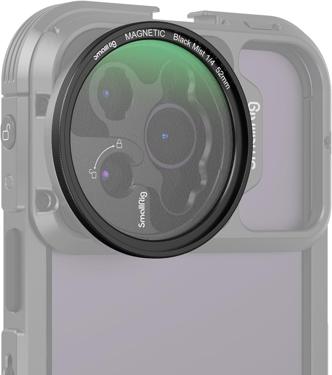 SmallRig 52mm Magnetic Black Diffusion Filter for Cinematic Effects