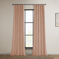 Room Darkening Velvet Curtains 50W x 108L in Peach Blossom
