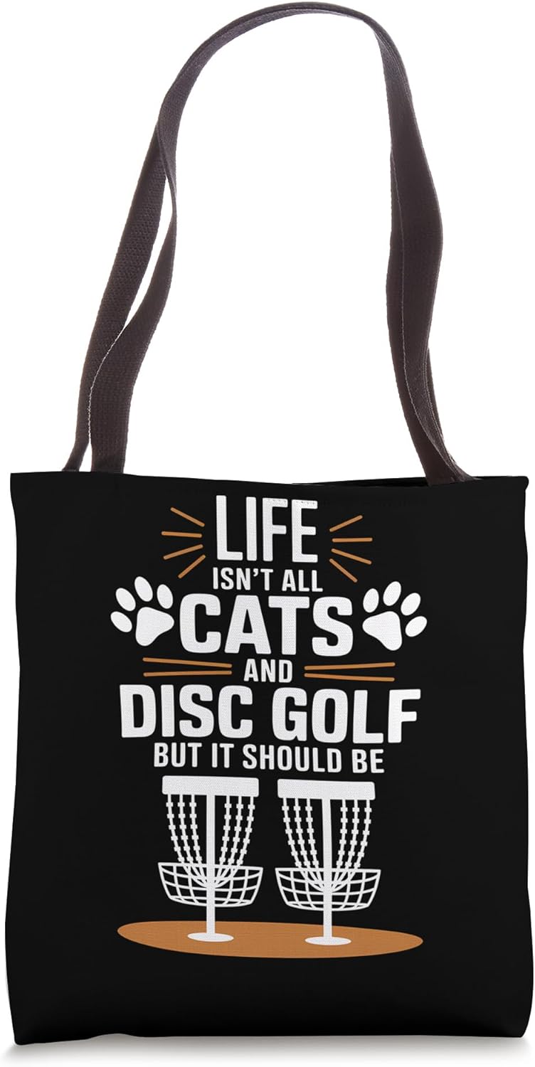 Cute Cat Disc Golf Tote - Carry in Style!