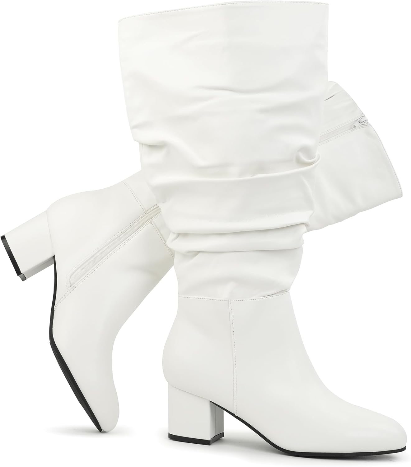 Women's Extra Wide Calf Dress Boots for Plus Size Comfort