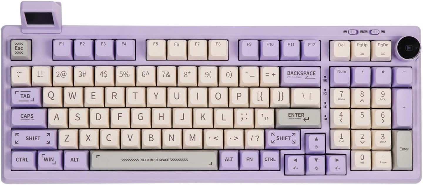 EPOMAKER RT100 Mechanical Keyboard: Customizable Screen & Hot Swappable Keys