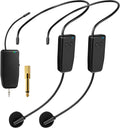 Wireless Microphone System for 2 People 160ft Range - Dual Headset