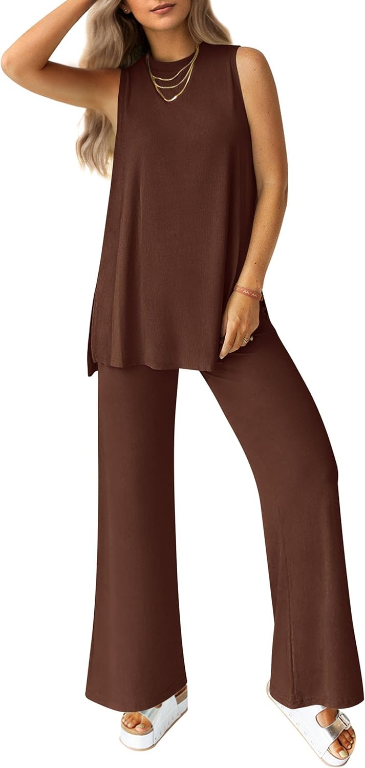 PRETTYGARDEN Women's 2 Piece Lounge Set for Summer Comfort