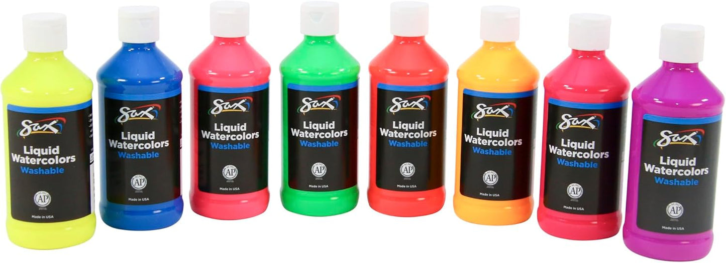 Sax Liquid Washable Watercolor Paint Set for Arts and Crafts