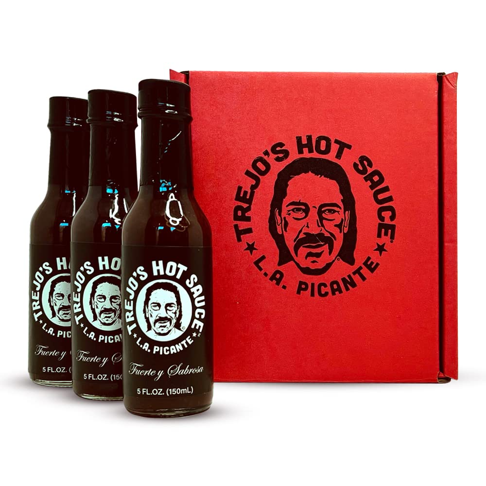 Trejo's Tacos Medium Heat Hot Sauce - Flavorful 3-Pack Gift
